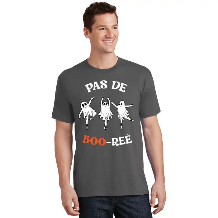 Pas De BooréE Ghost Ballet Dancer Halloween Dance Teacher T-Shirt