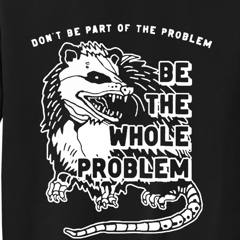 Possum Don't Be Part Of The Problem Be The Entire Problem Sweatshirt