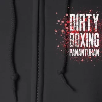 PANANTUKAN Dirty Boxing (Suntukan) Full Zip Hoodie