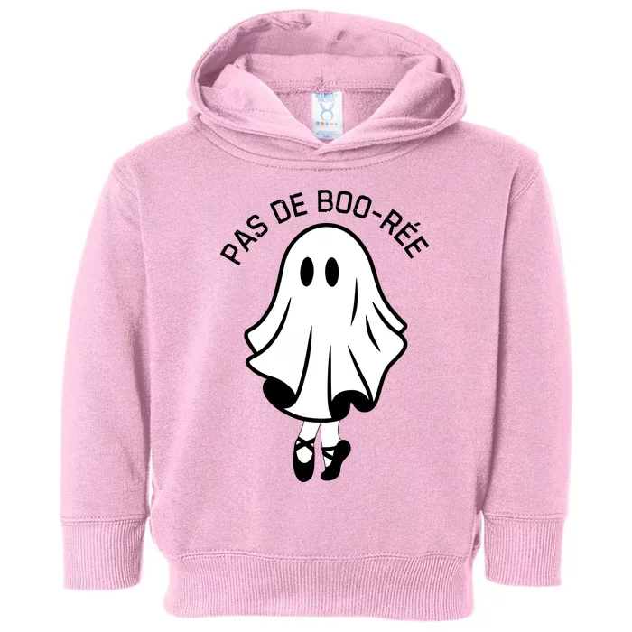 Pas De BooréE Funny Ballet Ghosts Halloween Dance Toddler Hoodie