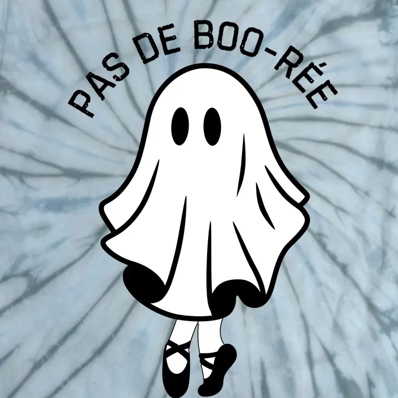 Pas De BooréE Funny Ballet Ghosts Halloween Dance Tie-Dye T-Shirt