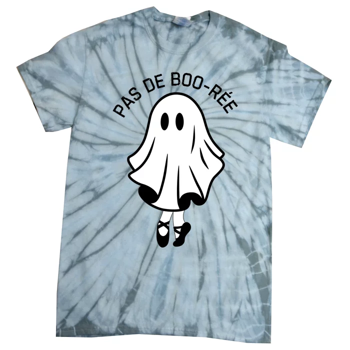 Pas De BooréE Funny Ballet Ghosts Halloween Dance Tie-Dye T-Shirt