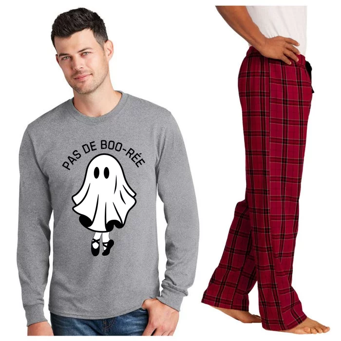 Pas De BooréE Funny Ballet Ghosts Halloween Dance Long Sleeve Pajama Set