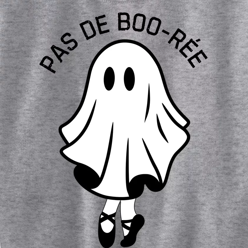 Pas De BooréE Funny Ballet Ghosts Halloween Dance Kids Sweatshirt