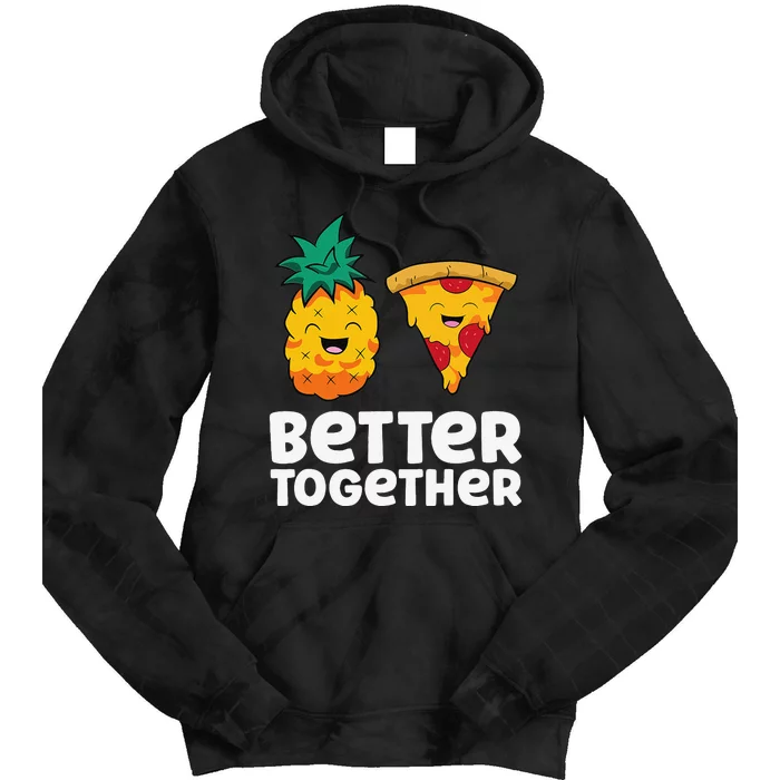 Pineapple Does Belong On Pizza Fan Pineapple Pizza Tie Dye Hoodie