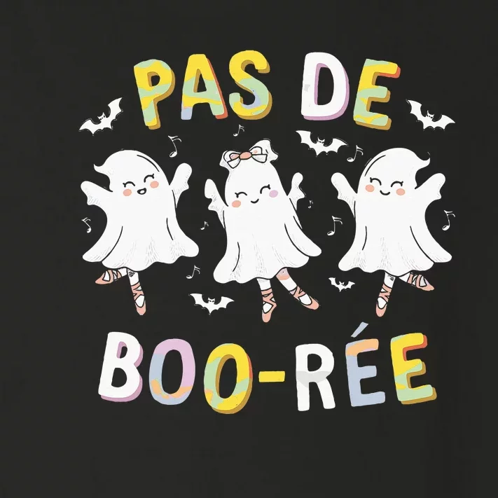 Pas De Boo RéE Ghost Ballet Dancer Halloween Dance Teacher Toddler Long Sleeve Shirt