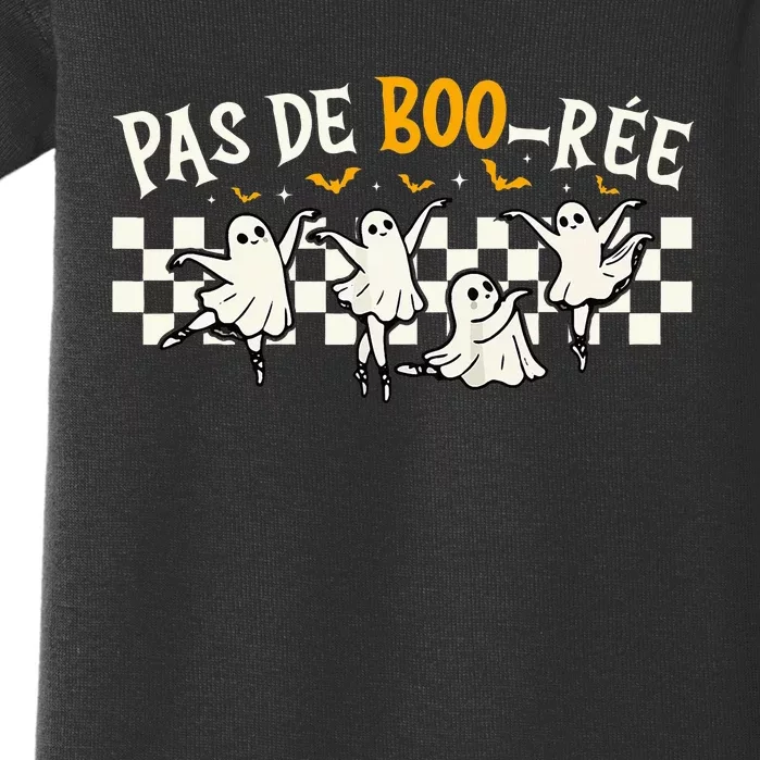 Pas De Boo RéE Ghost Ballet Dancer Halloween Dance Teacher Baby Bodysuit