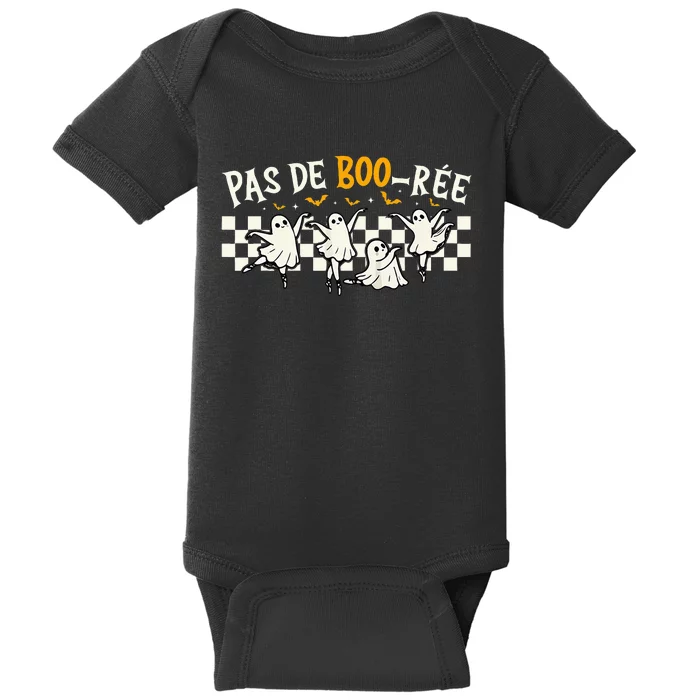 Pas De Boo RéE Ghost Ballet Dancer Halloween Dance Teacher Baby Bodysuit