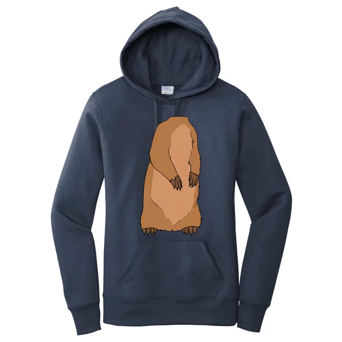 Prairie Dog Body Costume Easy Halloween Funny Gift Cute Women's Pullover Hoodie