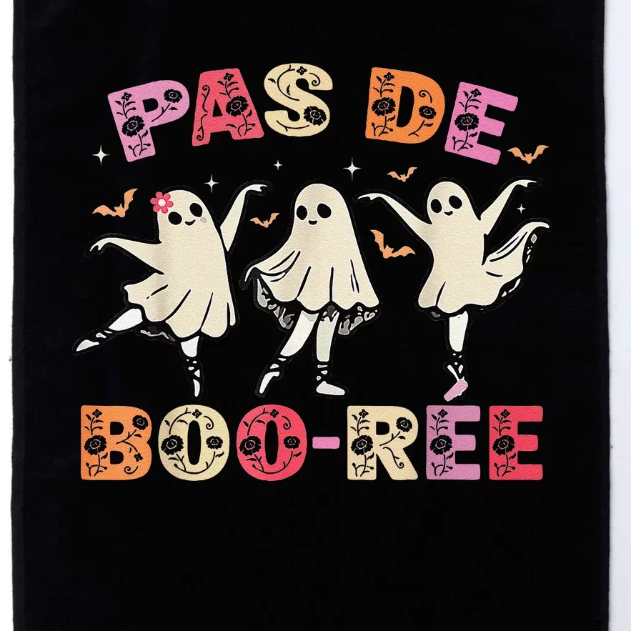 Pas De BooréE Ghost Ballet Dancer Halloween Dance Teacher Platinum Collection Golf Towel