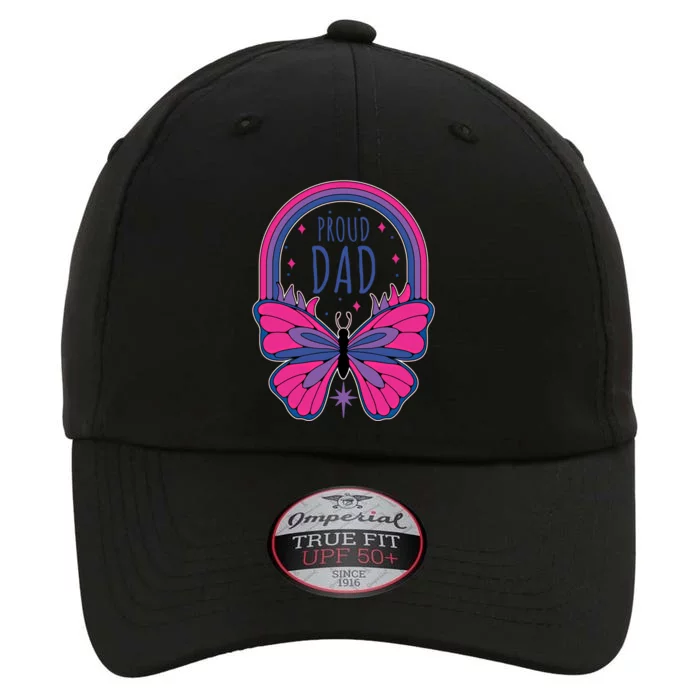 Proud Dad Bi Bisexual Pride Gift The Original Performance Cap