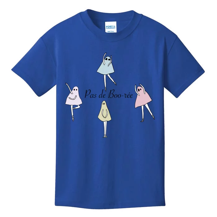 Pas De BooréE Ballet Dancer Spooky Halloween Dance Teacher Cool Gift Kids T-Shirt