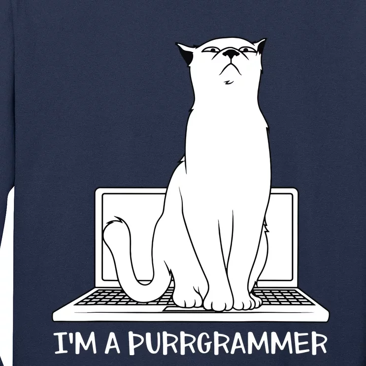 Programming Developer Coding Cat Programmer Long Sleeve Shirt