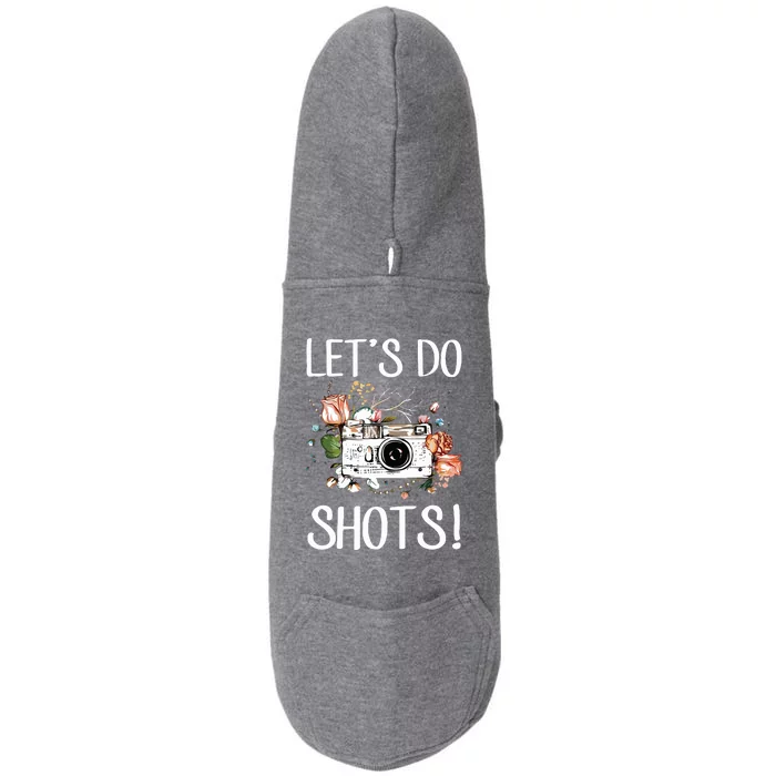 Photographers Dress Camera Wedding Photography Lets Do Shots Doggie 3-End Fleece Hoodie