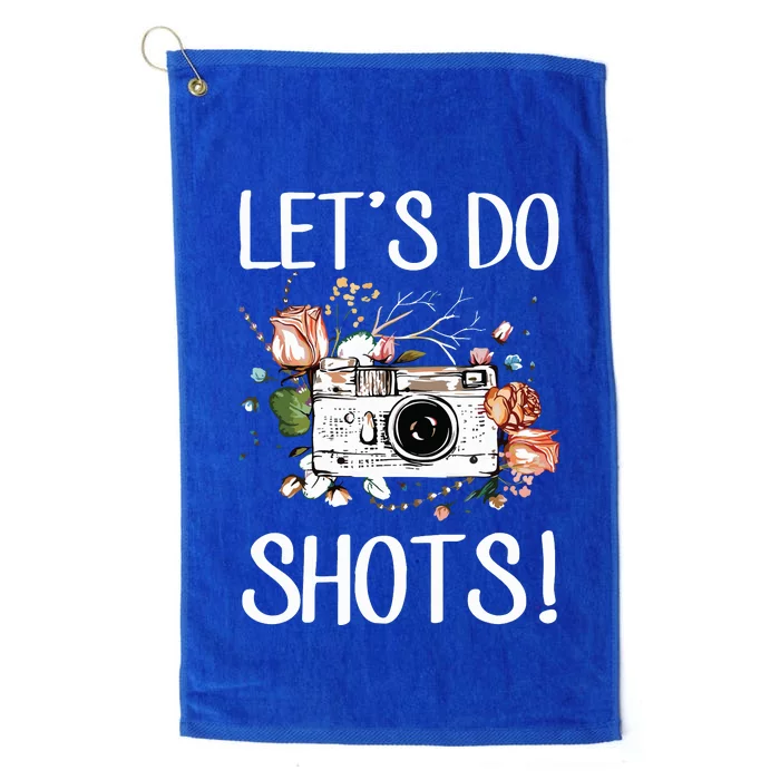 Photographers Dress Camera Wedding Photography Lets Do Shots Platinum Collection Golf Towel