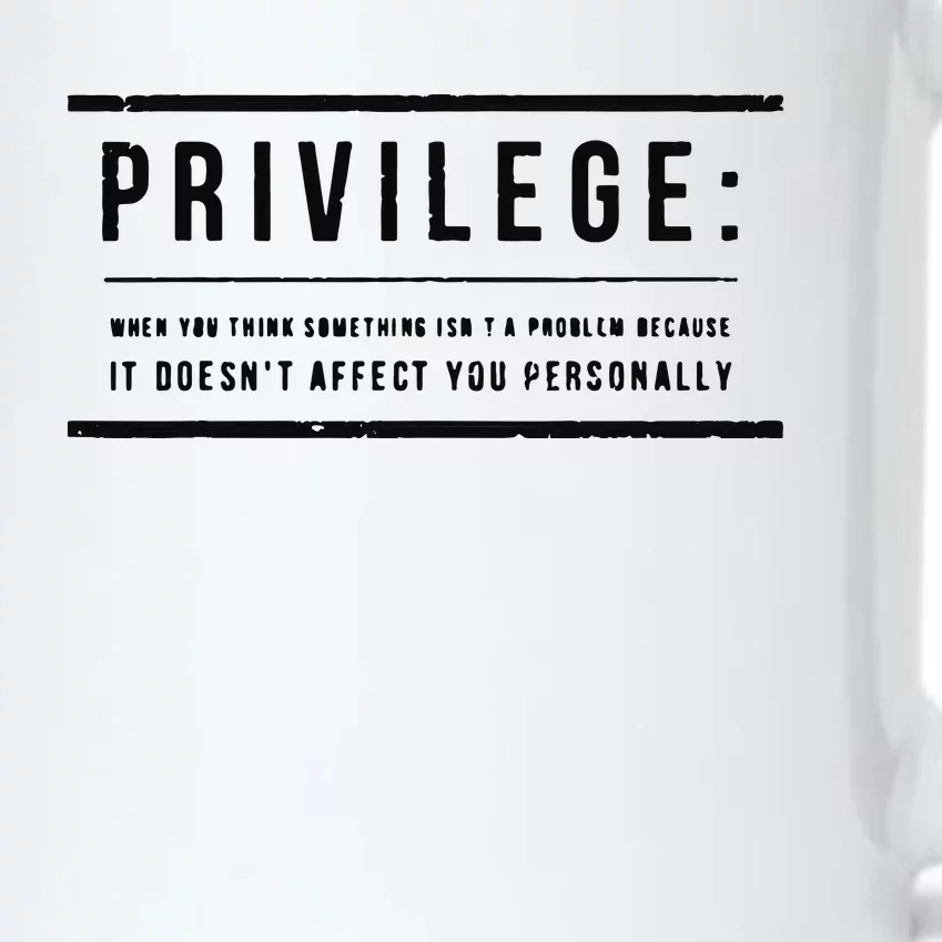 Privilege Definition Civil Rights Equality Black Color Changing Mug