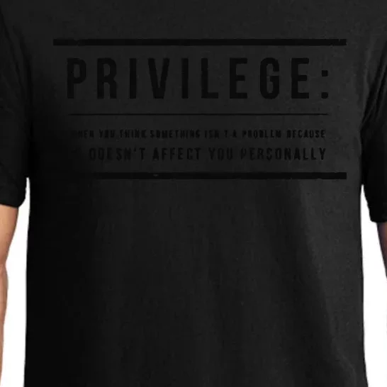 Privilege Definition Civil Rights Equality Pajama Set