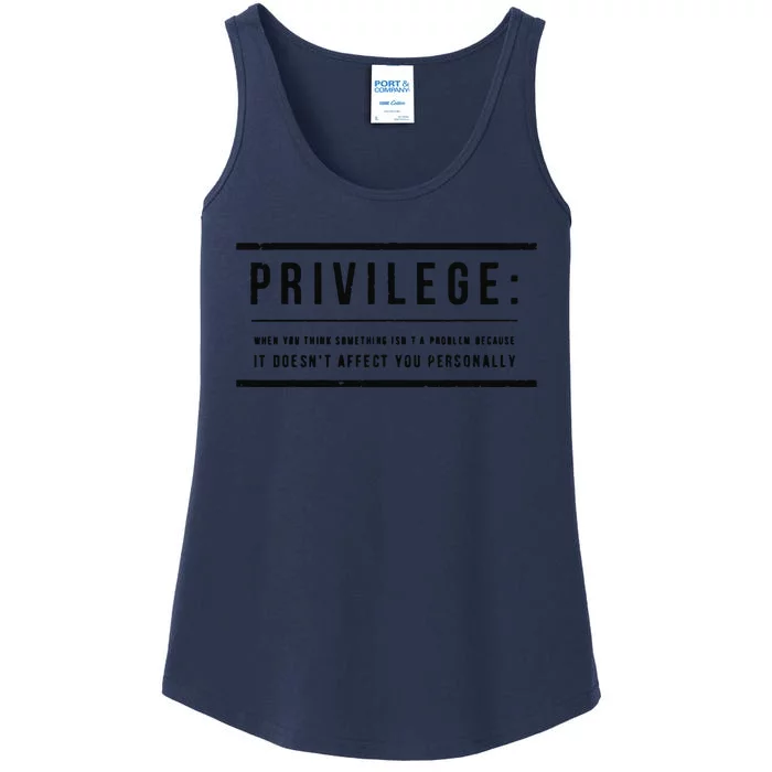 Privilege Definition Civil Rights Equality Ladies Essential Tank