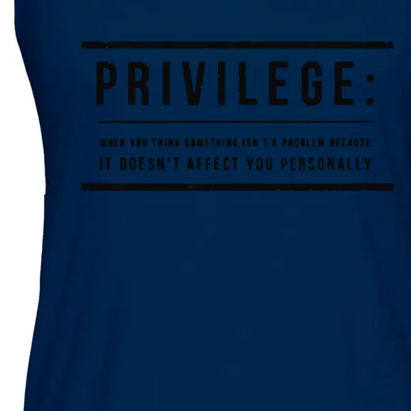 Privilege Definition Civil Rights Equality Ladies Essential Flowy Tank