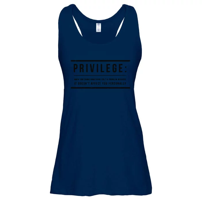 Privilege Definition Civil Rights Equality Ladies Essential Flowy Tank