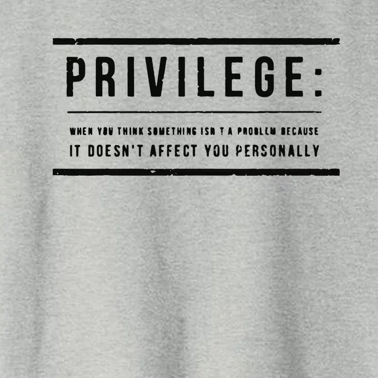 Privilege Definition Civil Rights Equality Women's Crop Top Tee