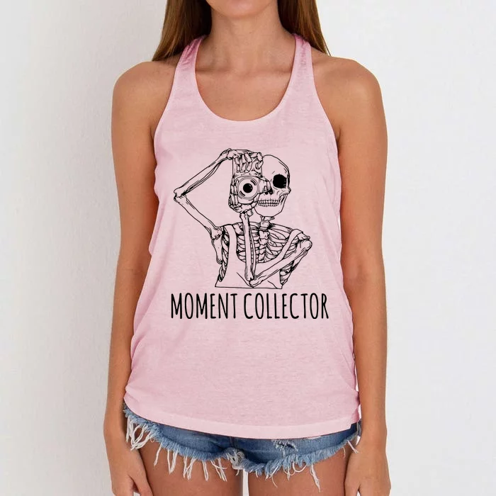 Photography Day Camera Photographer Women's Knotted Racerback Tank