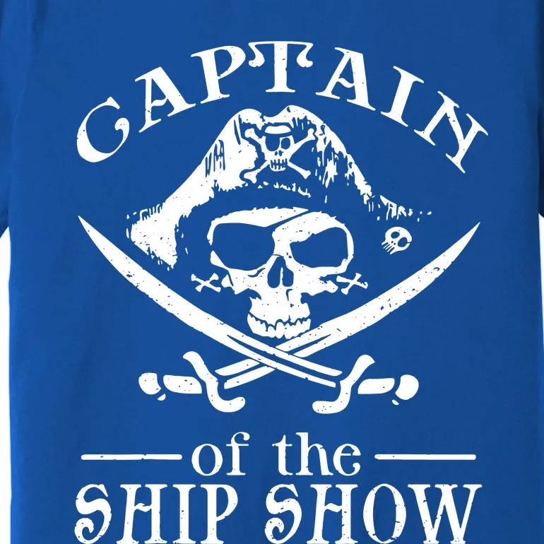 Pirate Design Captain Ship Show Boater Boating Captain Premium T-Shirt