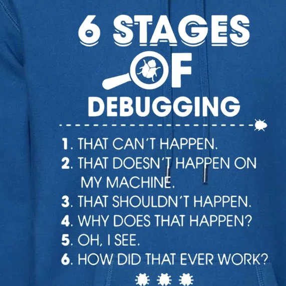 Programmer Debugging Coder Gift Premium Hoodie