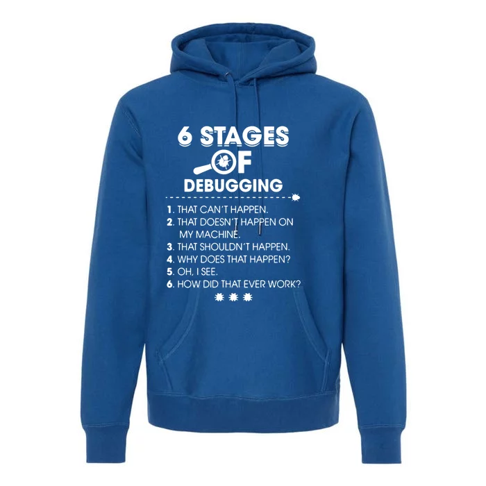 Programmer Debugging Coder Gift Premium Hoodie