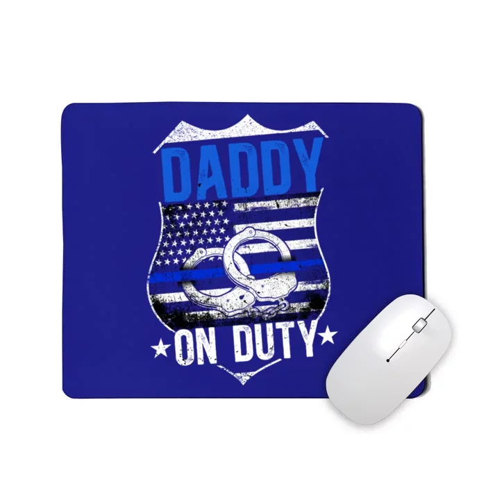 Police Dad Cop Law Enforcet Police Officer Dad Gift Mousepad