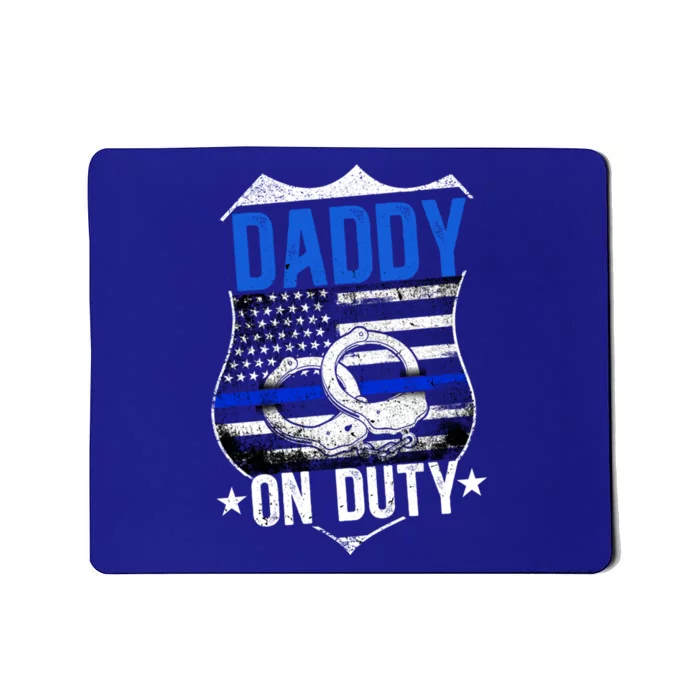 Police Dad Cop Law Enforcet Police Officer Dad Gift Mousepad