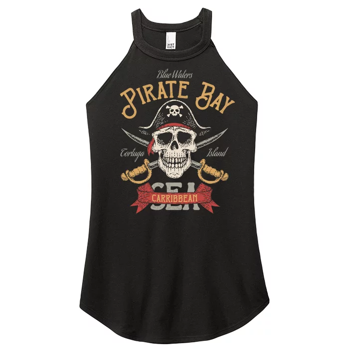 Pirate Day Caribbean Sea Women’s Perfect Tri Rocker Tank