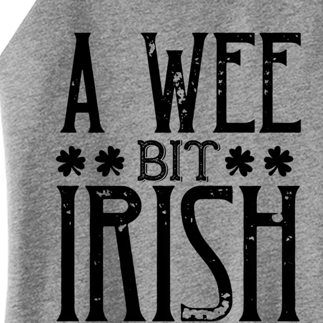 Patricks Day Costume Great Gift A Little Irish Great Gift Women’s Perfect Tri Rocker Tank