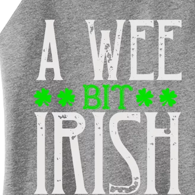 Patricks Day Costume Gift A Little Irish Gift Women’s Perfect Tri Rocker Tank