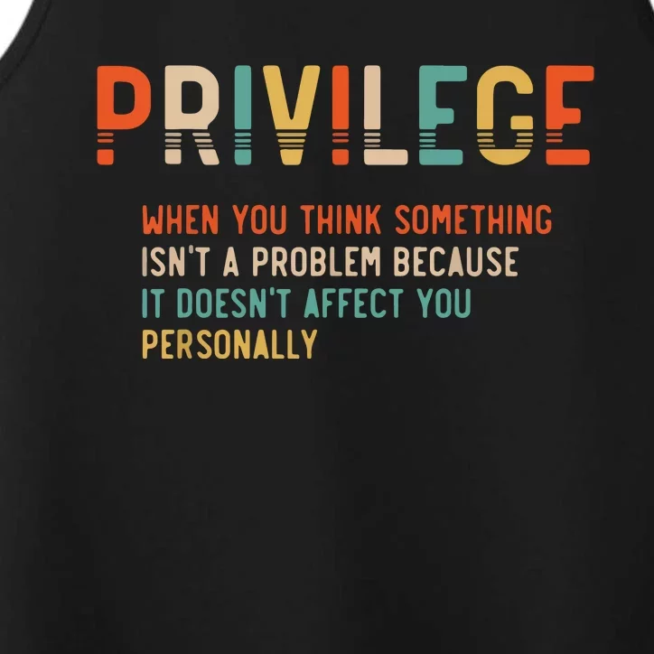 Privilege Definition Civil Rights Equality Performance Tank