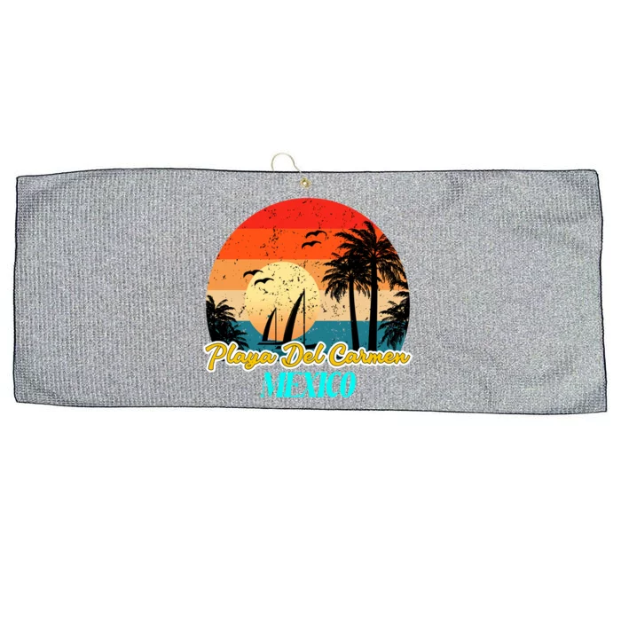 Playa Del Car Souvenirs Yucatan Mexico Vacay Mode Gift Large Microfiber Waffle Golf Towel