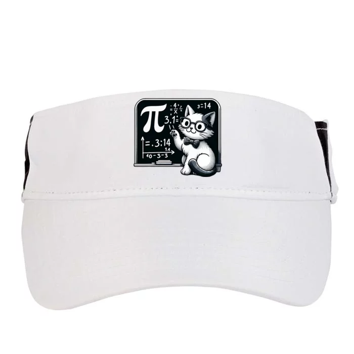 Pi Day Cat Adult Drive Performance Visor