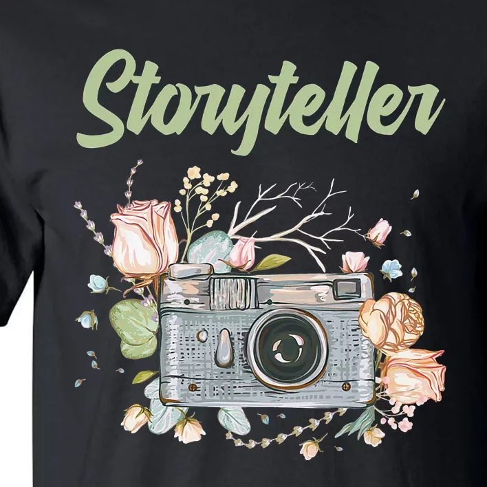 Photography Day Camera Photographer Storyteller Tall T-Shirt