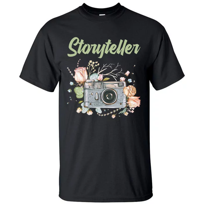 Photography Day Camera Photographer Storyteller Tall T-Shirt