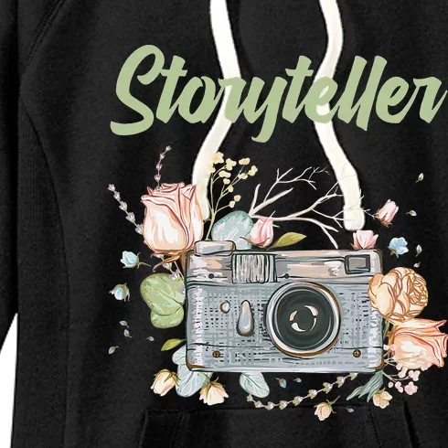 Photography Day Camera Photographer Storyteller Women's Fleece Hoodie