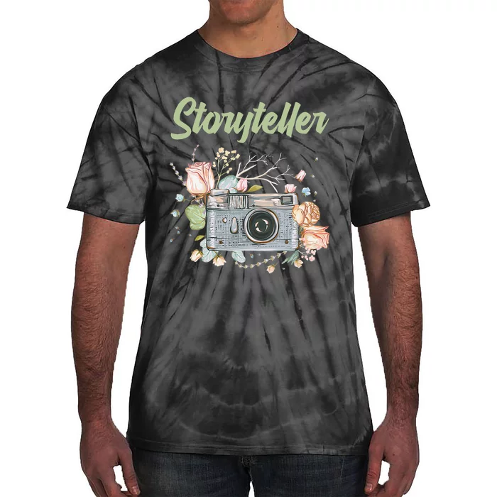 Photography Day Camera Photographer Storyteller Tie-Dye T-Shirt