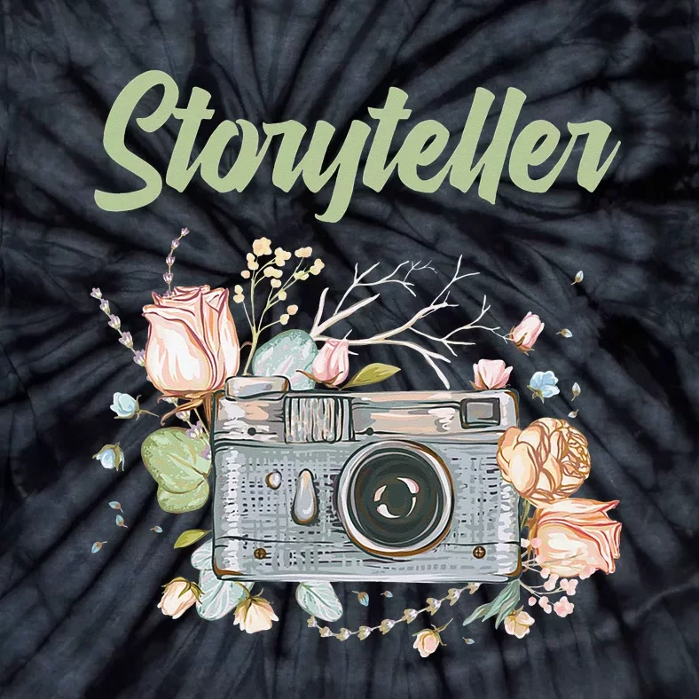 Photography Day Camera Photographer Storyteller Tie-Dye T-Shirt