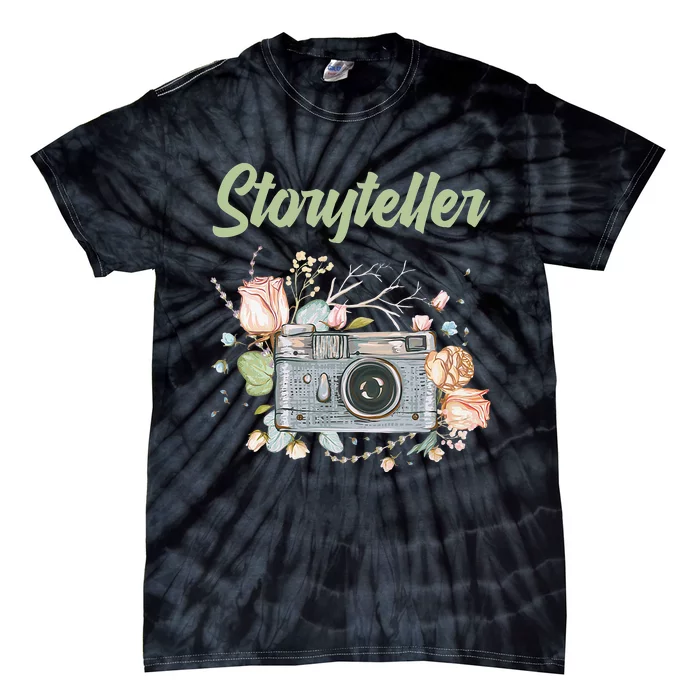 Photography Day Camera Photographer Storyteller Tie-Dye T-Shirt