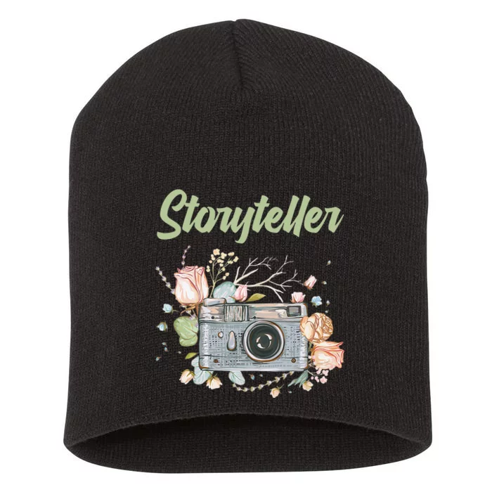 Photography Day Camera Photographer Storyteller Short Acrylic Beanie