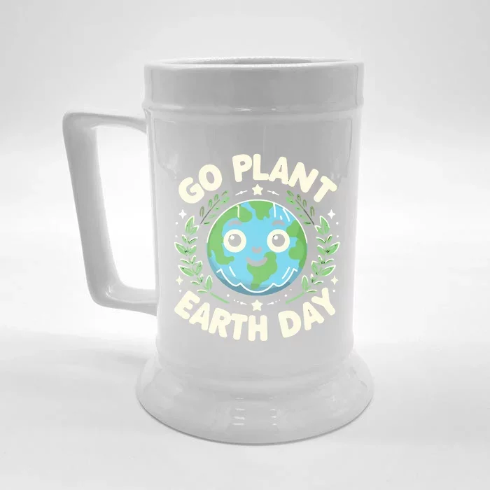 Planet Day Celebrate Everyday T Gift Front & Back Beer Stein