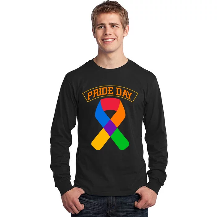 Pride Day Celebration Emblem Tall Long Sleeve T-Shirt