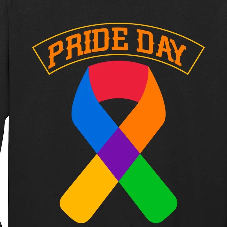 Pride Day Celebration Emblem Tall Long Sleeve T-Shirt