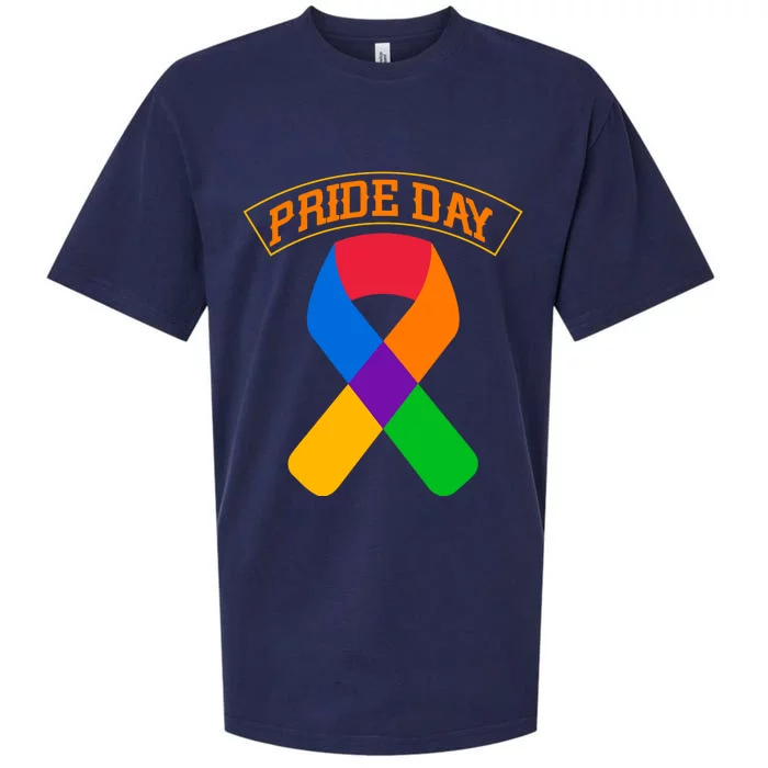 Pride Day Celebration Emblem Sueded Cloud Jersey T-Shirt