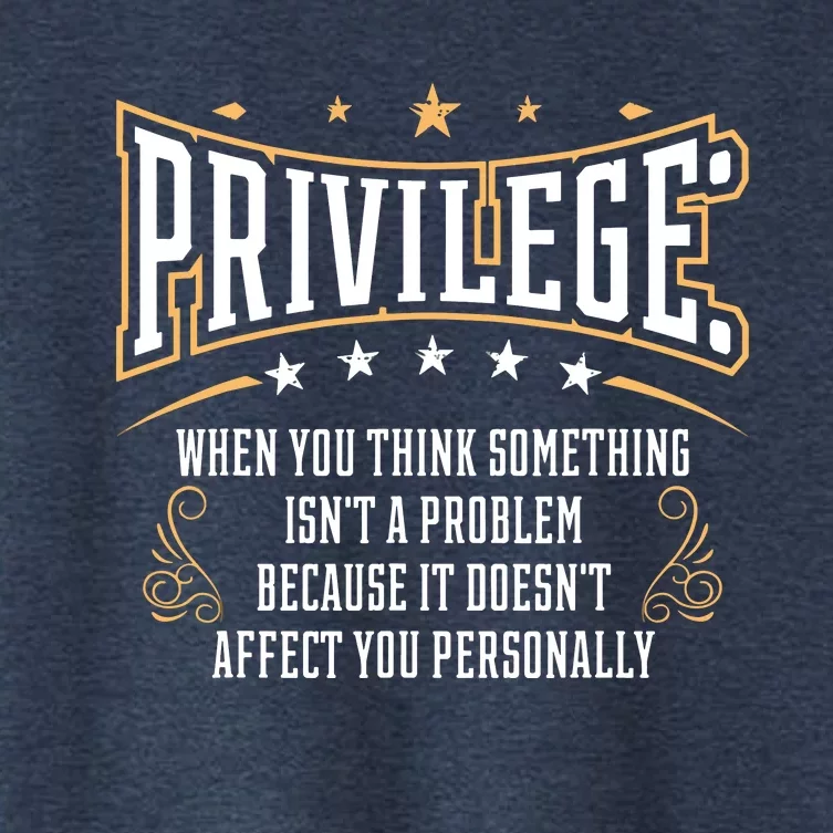 Privilege Design, Civil Rights Gift, Equality Design Women's Crop Top Tee