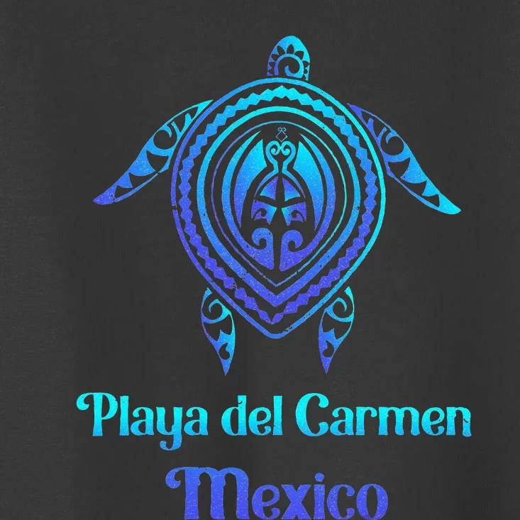 Playa Del Carmen Mexico Sea Turtle Tribal Tattoo Souvenirs Toddler T-Shirt